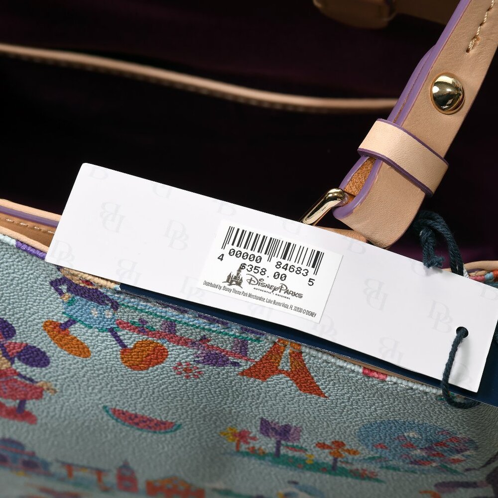 Dooney & Bourke Disney Parks Flynn Tote LBVC NWT Large 16” Bag - Picture 11 of 11